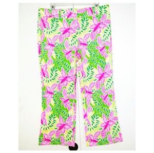 Lilly pulitzer pants pink & yellow.